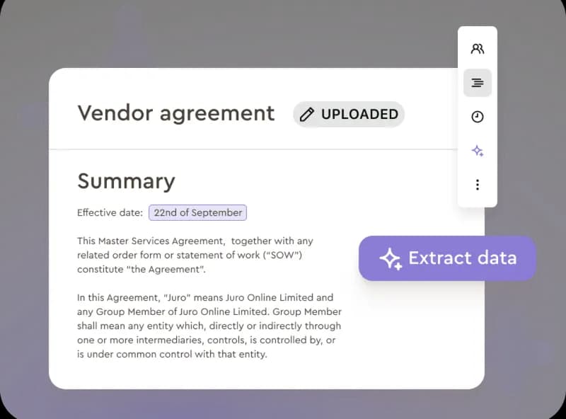 Product screenshot showing Docfide AI Playbooks